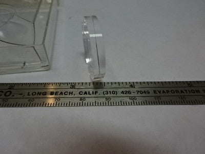 SPECTRA PHYSICS FUSED SILICA GLASS WINDOW OPTICAL OPTICS AS PICTURED &83-31