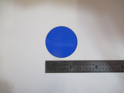 ZEISS GERMANY BLUE GLASS FILTER MICROSCOPE PART AS PICTURED &A5-A-50