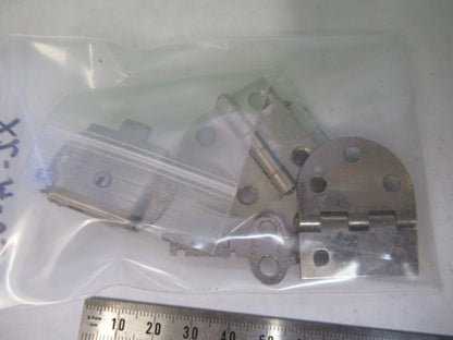 BAUSCH LOMB LOCK HINGES + KEY for wood cabinet MICROSCOPE PART AS PIC X2-A-03