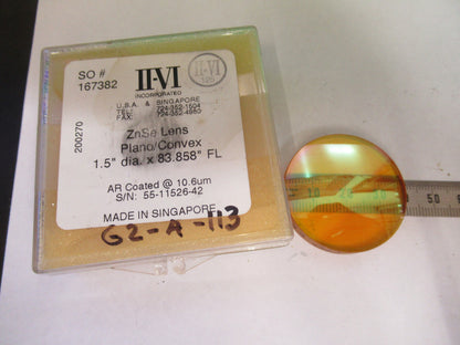 Optical Zinc Selenide ZnSe Lens Infrared Laser Optics