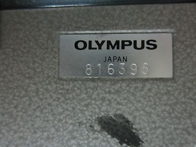 MICROSCOPE PART OLYMPUS JAPAN HEAD AS IS OPTICS BIN#E2
