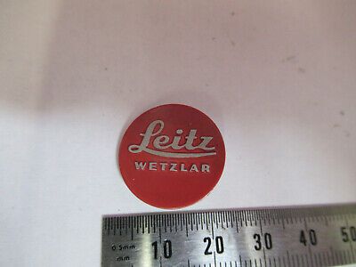 LEITZ WETZLAR GERMANY ALUMINUM LOGO MICROSCOPE PART AS PICTURED &B1-B-40
