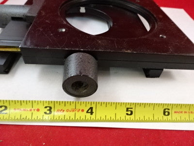 TABLE POSITIONING STAGE PART WITHOUT MICROMETERS AS IS &IL-74-08