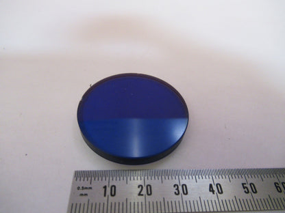 ANTIQUE BAUSCH LOMB BLUE GLASS FILTER OPTICS MICROSCOPE PART AS PICTURED T7-A-26