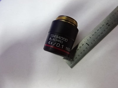 Leica Germany Objective Achro 4X Optics Microscope Part