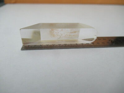 OPTICAL MIL SPEC GLASS PRISM [chip] LASER OPTICS AS PICTURED &F5-A-17