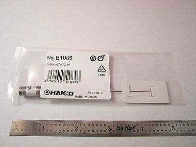 LAB SYRINGE CLEANING PIN HAKKO JAPAN B1086 0.8 mm  BIN#1C