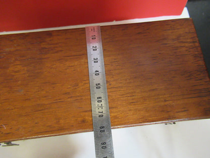 ANTIQUE WOOD CONTAINER EMPTY VERY OLD SCOPE  MICROSCOPE PART AS PICTURED T9-A-49