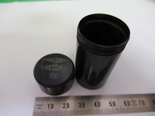 SEIBERT WETZLAR BRASS EMPTY CAN OBJECTIVE MICROSCOPE PART AS PICTURED U9-A-03