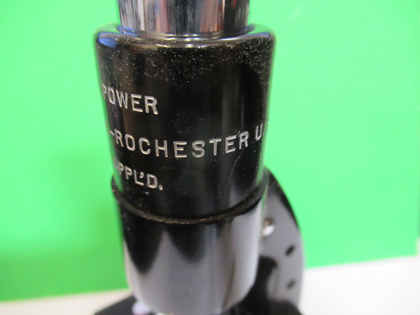 Antique Rare Wollensak Collectable 425 Microscope Optical