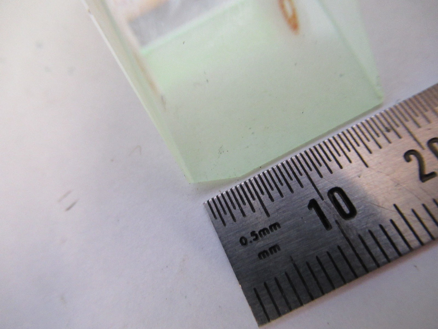 ANTIQUE BAUSCH LOMB GLASS PRISM OPTICS MICROSCOPE PART AS PICTURED  V3-A-54