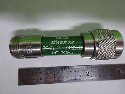 RF MICROWAVE  FREQUENCY GHz NARDA ATTENUATOR 30 dB AS IS BIN#Y3-H-24