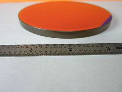 OPTICAL LARGE COATED MIRROR WINDOW MIL SPEC GRUMMAN LASER OPTICS AS IS BIN#31-65