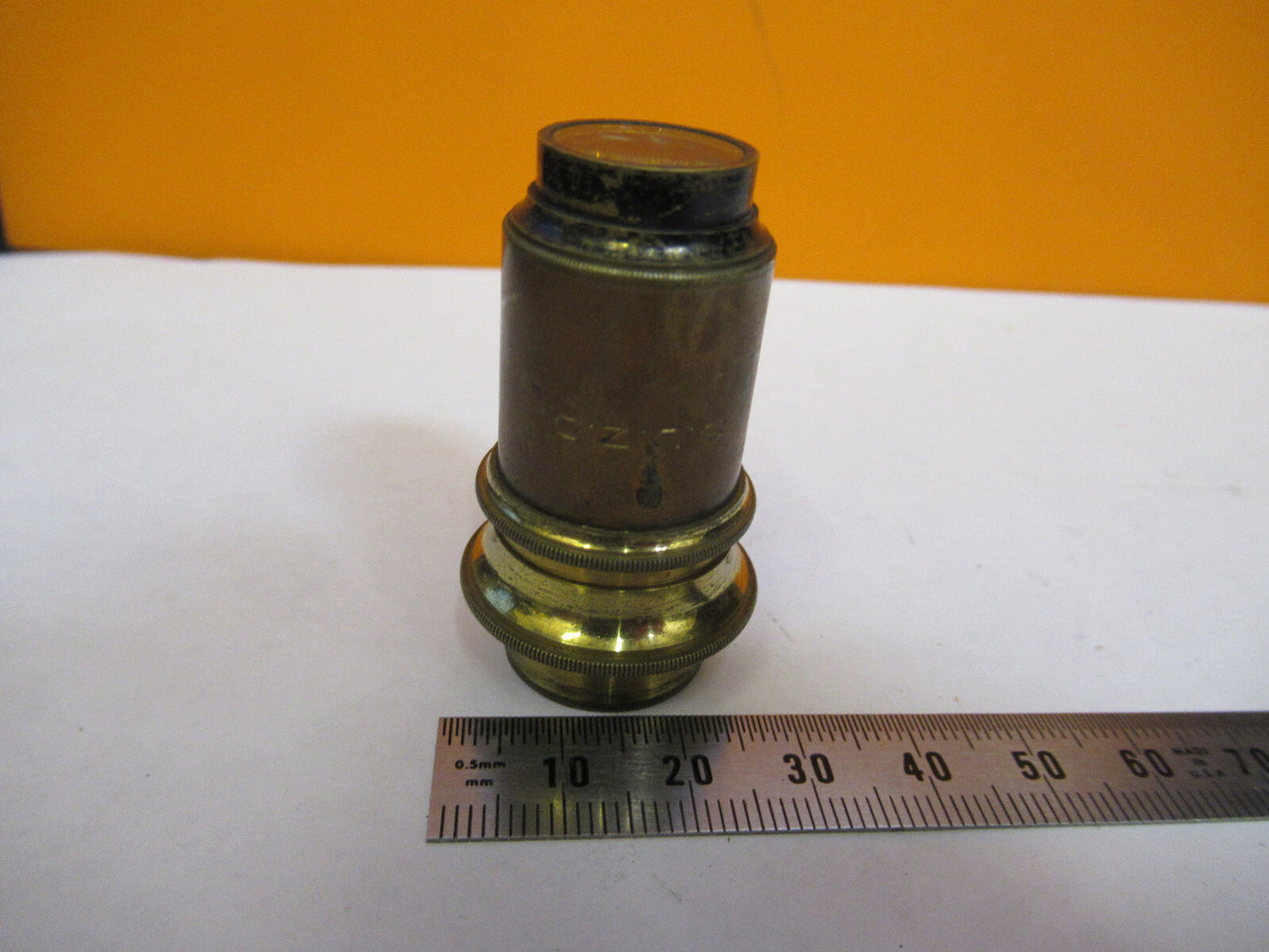 ANTIQUE SWIFT LONDON LENS BRASS OBJECTIVE MICROSCOPE AS PICTURED 47-FD-04