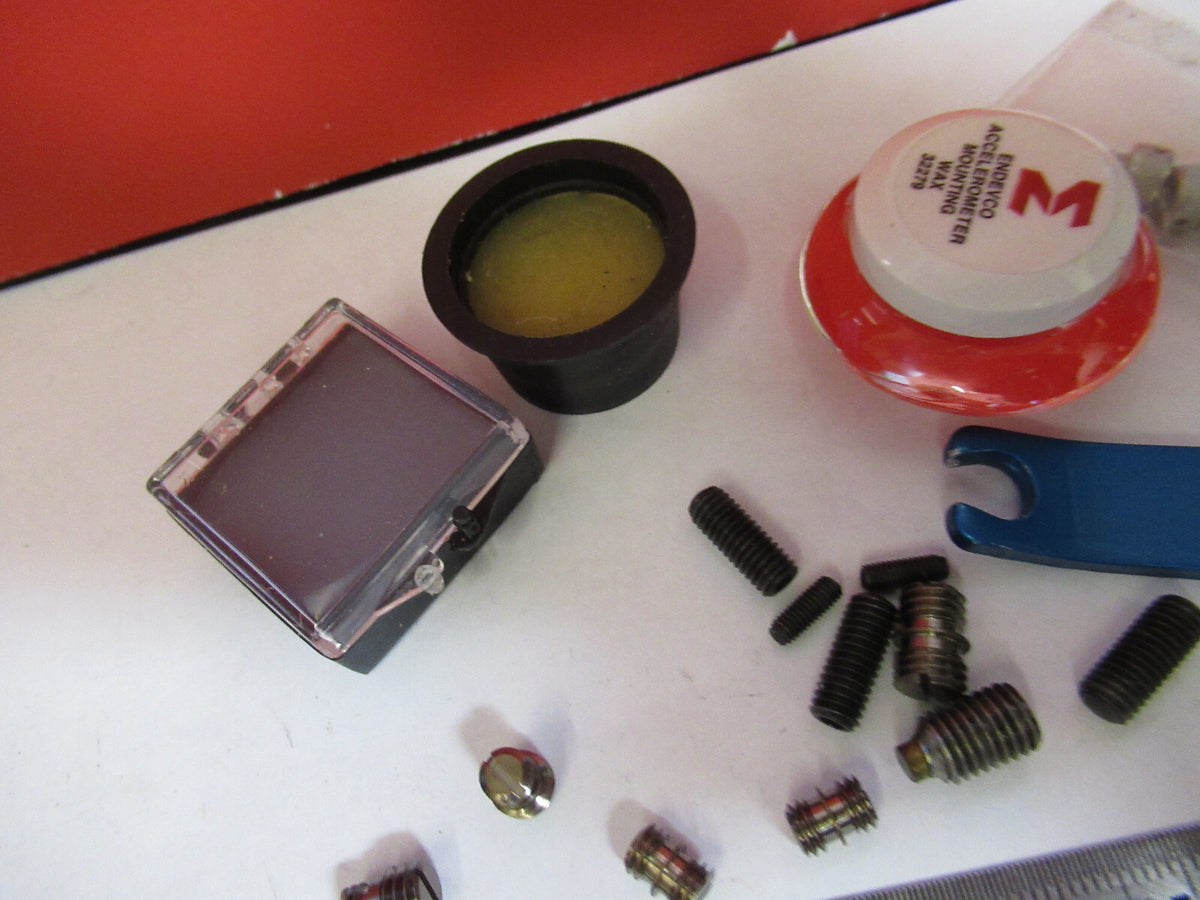 PCB PIEZOTRONICS LOT TEST ACCESSORIES STUDS PETRO WAX ETC AS PICTURED  S4-B-102