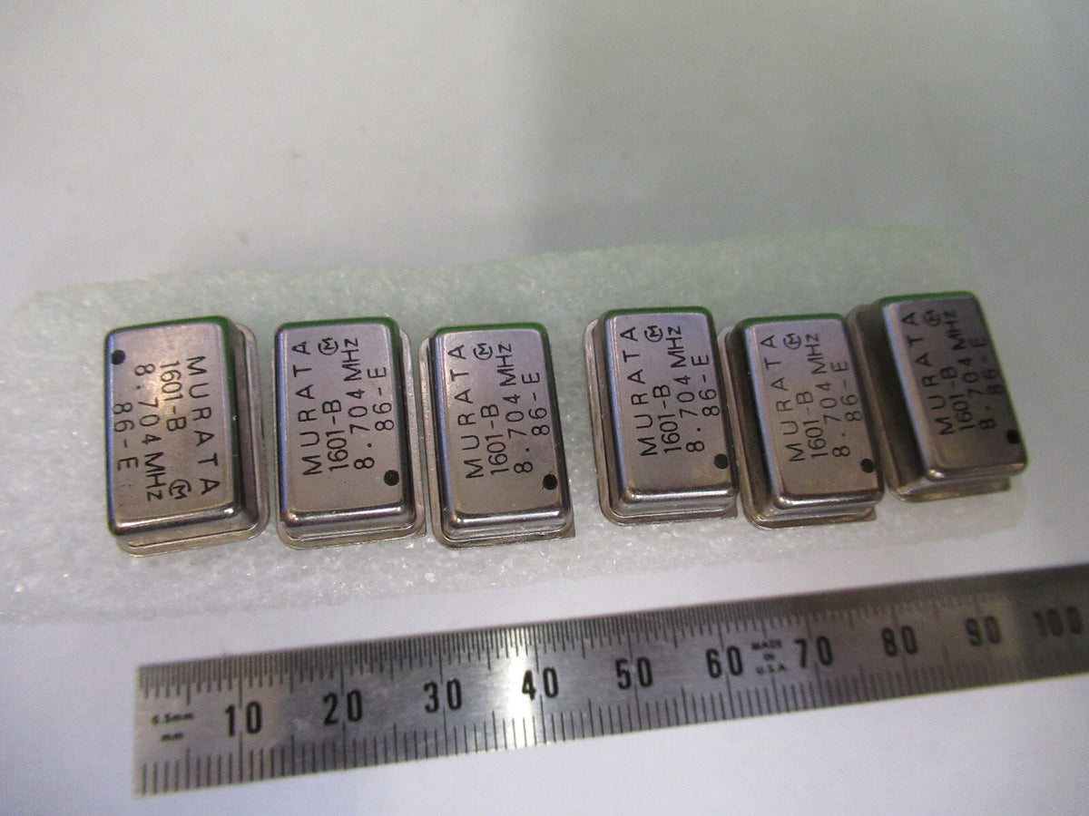Lot 6 Ea Murata Electronics Quartz Oscillator Frequency 8.704 MHz
