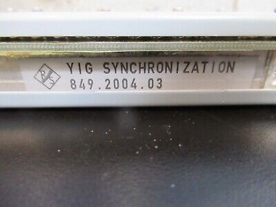 BOARD for ROHDE & SCHWARZ EMI RECEIVER YIG SINCHRO 849.2004.03 &B5-A-01