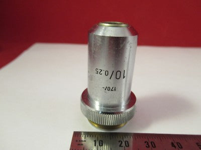 Ernst Leitz Wetzlar Germany Objective 10X /170 Microscope Optics
