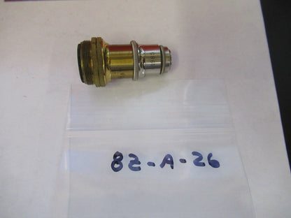 Antique Brass Charles Reichert Wien Austria Objective 8a Microscope Part