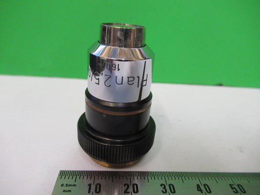 Carl Zeiss AG Objective 2.5X /160 Plan Optics Microscope Part