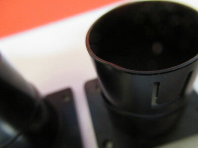 Ernst Leitz Wetzlar Brass Pair Ocular Holder Head Microscope Part