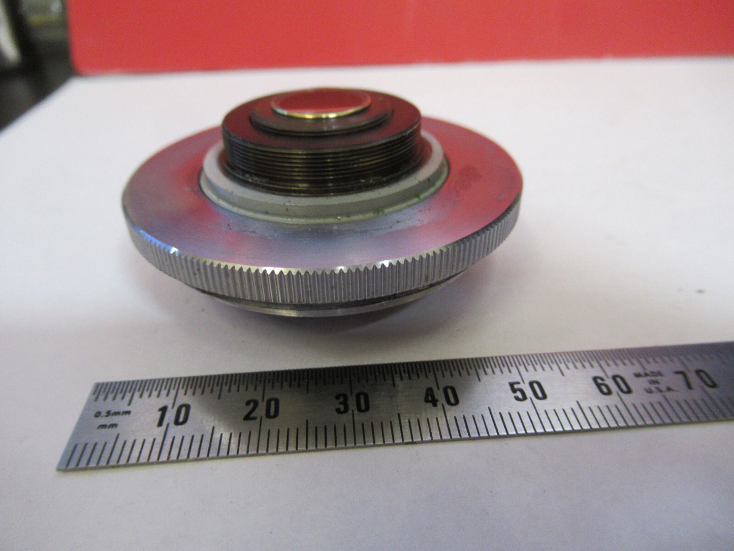 TIYODA JAPAN MOUNTED LENS OPTICS MICROSCOPE PART AS PICTURED F8-A-94