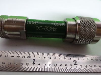 RF MICROWAVE  FREQUENCY GHz NARDA ATTENUATOR 30 dB AS IS BIN#Y3-H-24