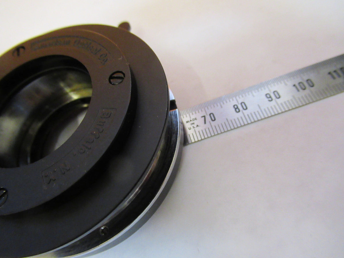 ANTIQUE AO SPENCER CONDENSER + IRIS MICROSCOPE PART AS PICTURED X6-A-12