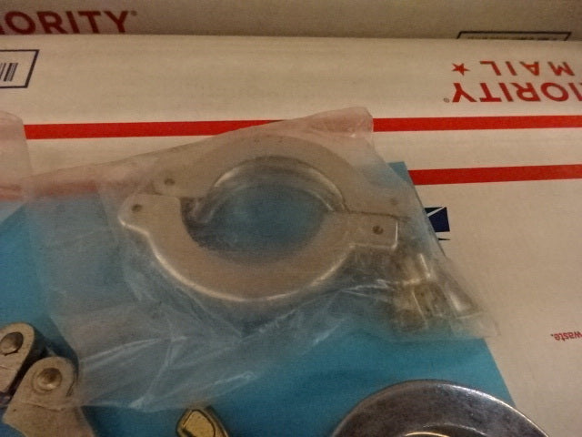 High Vacuum Clamps Fixtures Adapters Lot