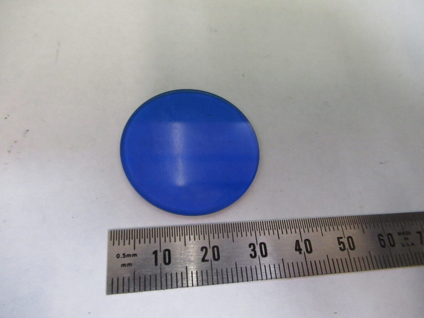 STEINDORFF BERLIN GLASS FILTER BLUE GERMANY MICROSCOPE PART 8X-A-03