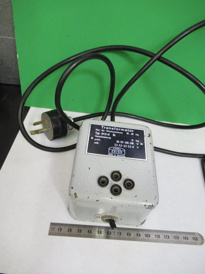 CARL ZEISS GERMANY TRANSFORMER for LAMP MICROSCOPE PART AS PICTURED X9-B-13