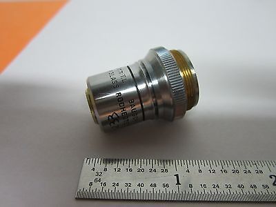 MICROSCOPE OBJECTIVE BAUSCH LOMB 10X OPTICS BIN#B3-D-04