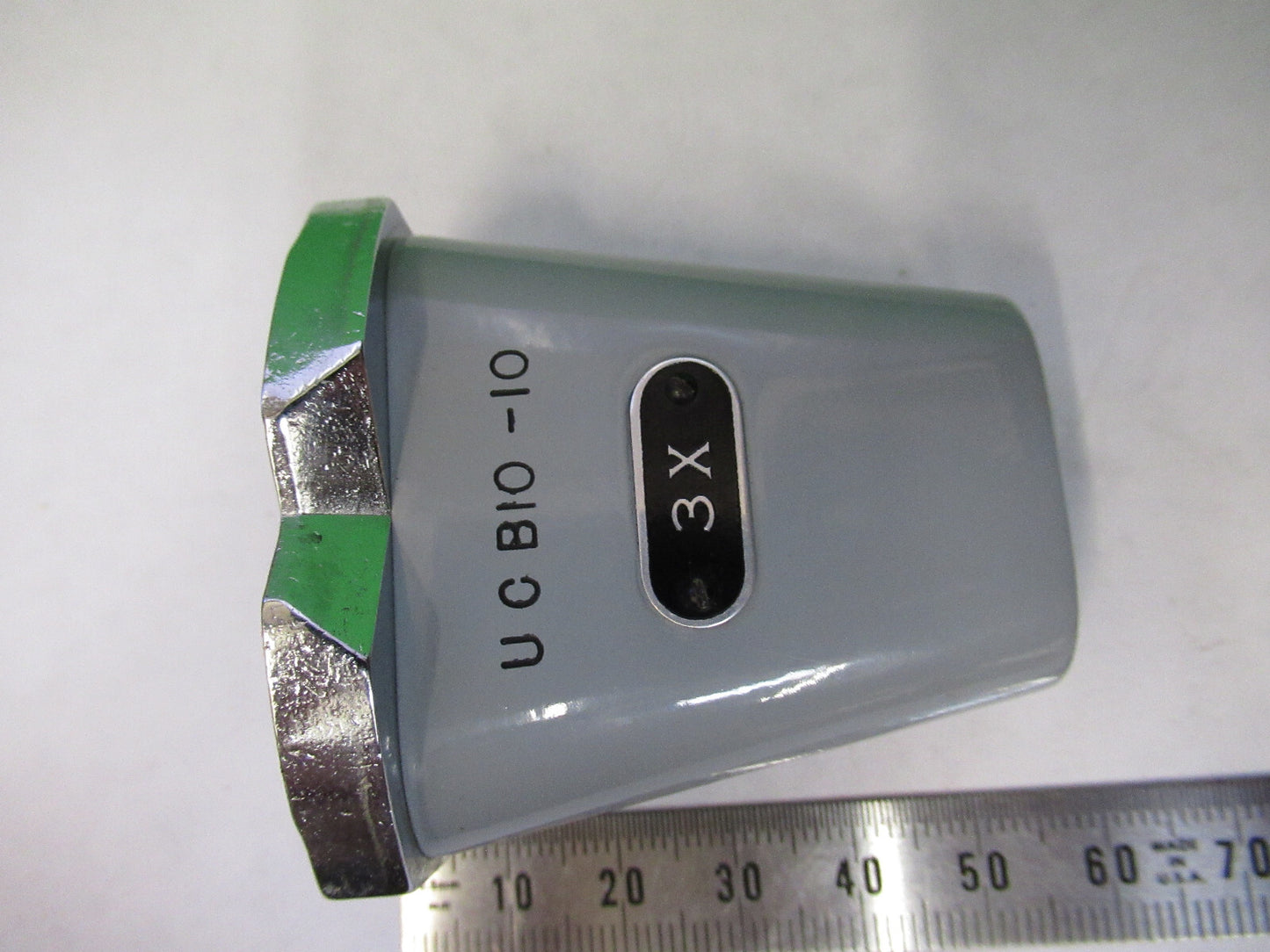 AO AMERICAN OPTICS STEREO OBJECTIVE 3X MICROSCOPE PART AS PICTURED X4-A-03