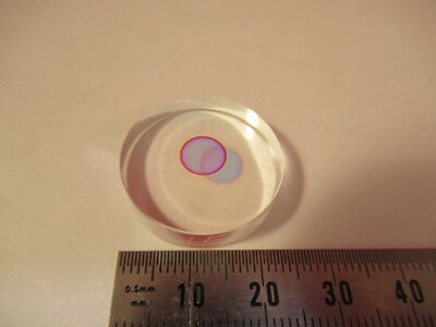 OPTICAL BK7 GLASS LASER LENS COATED OPTICS MIL SPEC RLG as pictured &W2-A-91