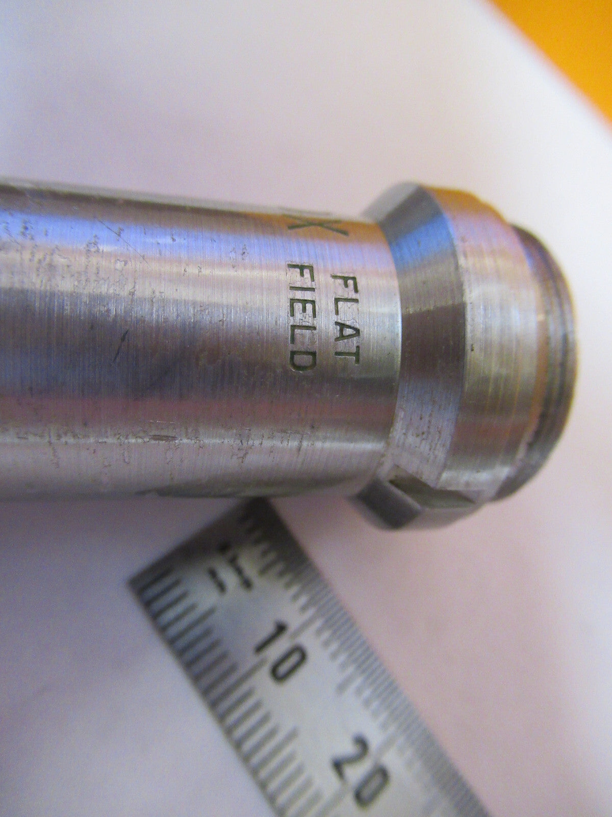 MICROSCOPE INDUSTRIAL OBJECTIVE BAUSCH LOMB 10X OPTICS AS IS Y3-A-92