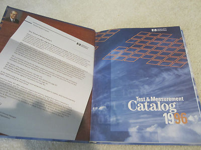 HP HEWLETT PACKARD TEST MEASUREMENT CATALOG 1996