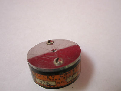 VINTAGE QUARTZ CRYSTAL RADIO HAM BLILEY BC3 1973 KC FREQUENCY AS IS BIN#17