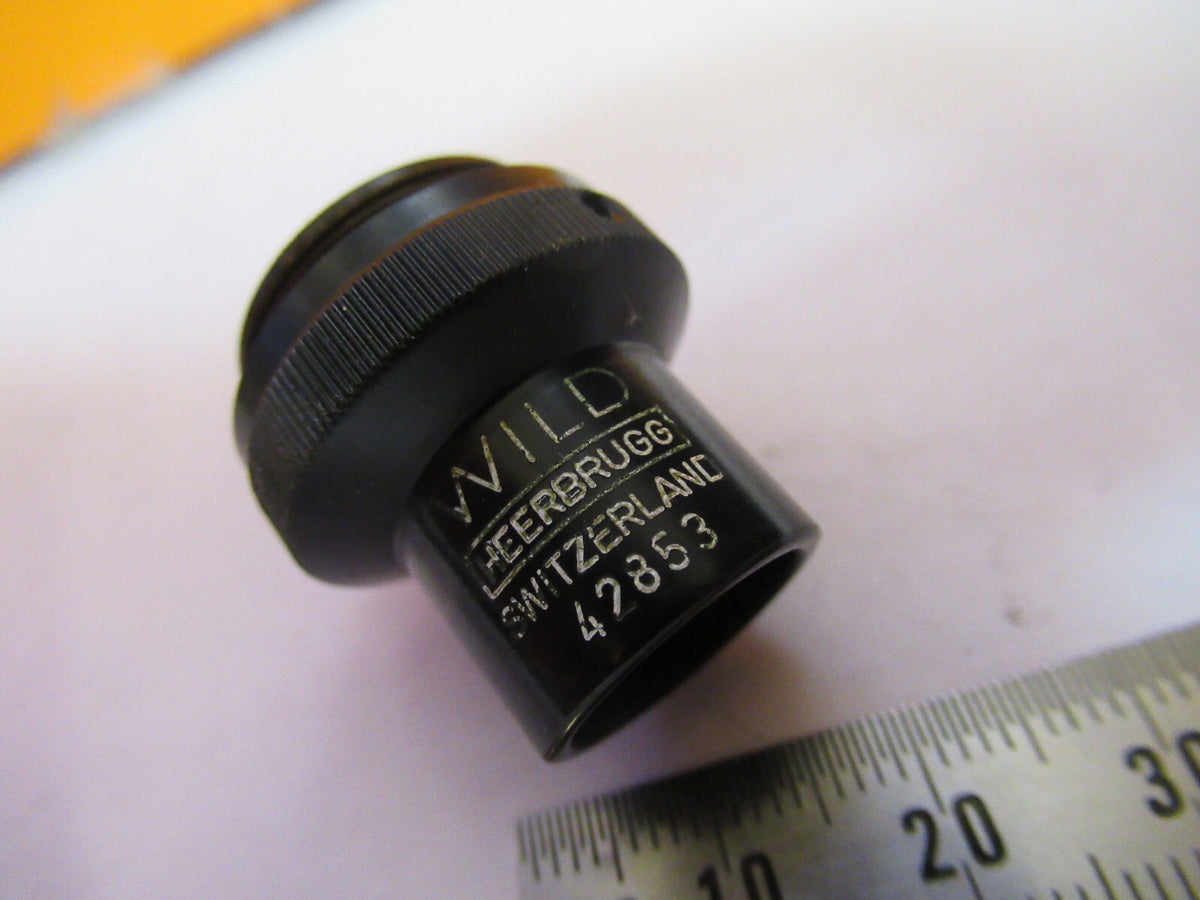 WILD M11 SWISS HEERBRUGG OBJECTIVE 4X LENS MICROSCOPE PART AS PICTURED 72-C-13