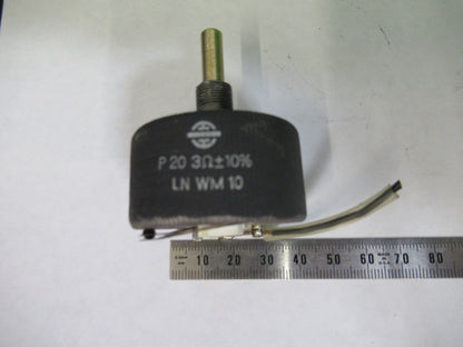 LEITZ GERMANY RHEOSTAT  DIMMER MICROSCOPE PART AS PICTURED 82-A-78