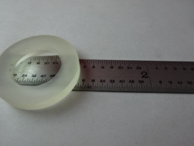 OPTICAL BI CONCAVE MIL SPEC LENS PRECISION LASER OPTICS AS IS #Q3-A-42