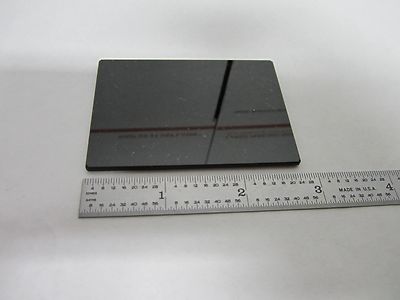 OPTICAL OPAQUE DARK GLASS LASER OPTICS AS IS BIN#L2-18