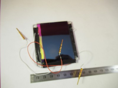 OPTICAL EXPERIMENTAL SOLAR CELL THIN FILM WEIRD OPTICS AS PICTURED &P7-FT-91