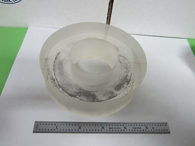 OPTICAL LARGE DONUT PLANO LENS LASER OPTICS DWR#3-D-05