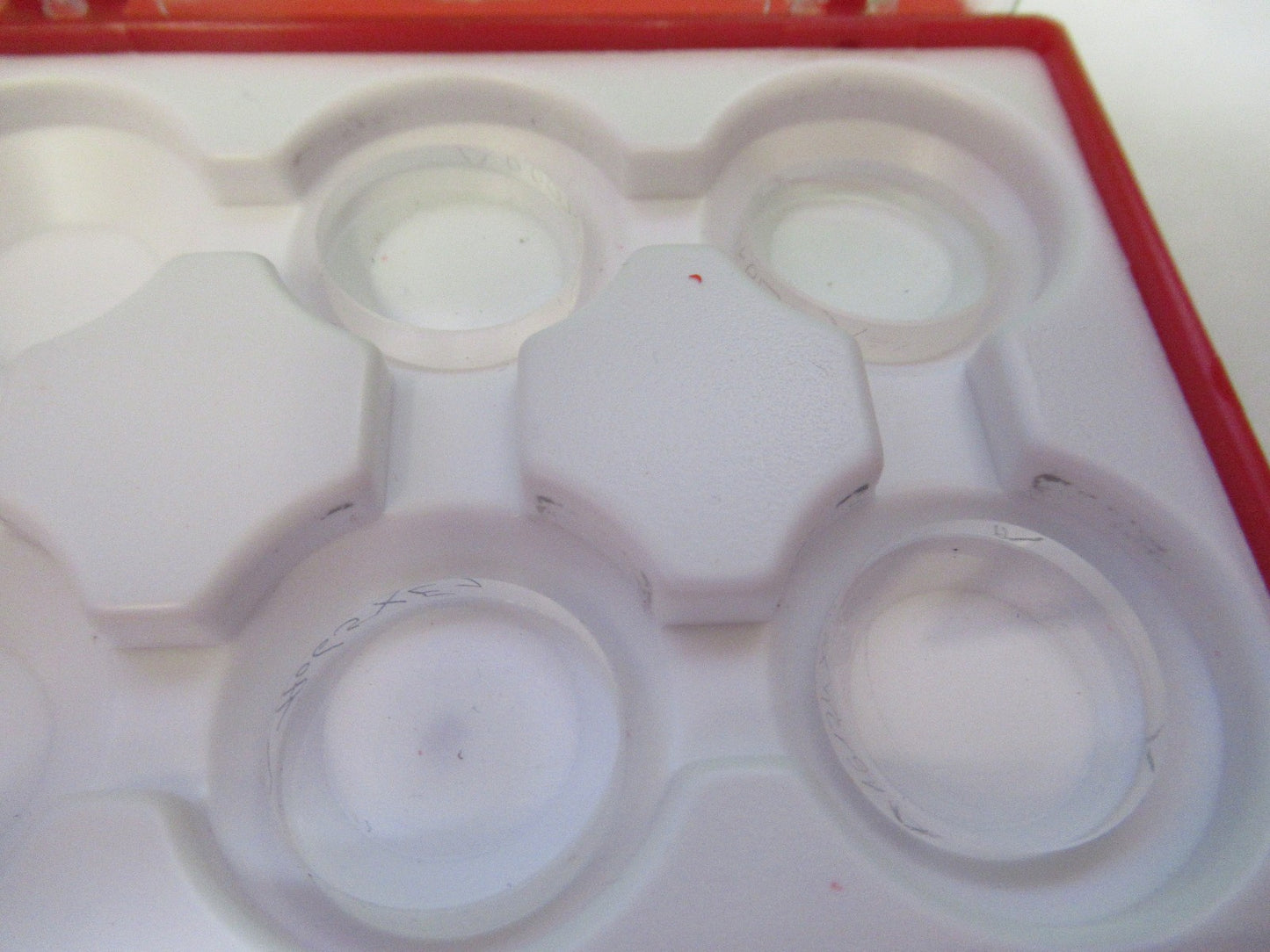 OPTICAL LENS LOT CALCIUM FLUORIDE CaF2 INFRARED OPTICS AS PICTURED T7-FD-97