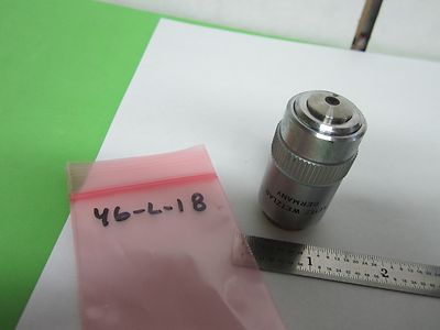 OPTISCHES MIKROSKOP [schmutzig] LEITZ-OBJEKTIV NPL 20X INFINITY OPTICS BIN#46-L-18