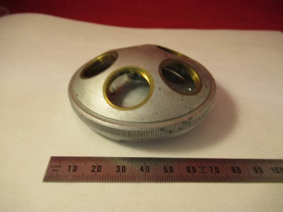 Olympus Japan Brass Nosepiece Microscope Part