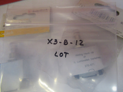 LOT RADIO SHACK  SPST SWITCHES AS PICTURED X3-B-12