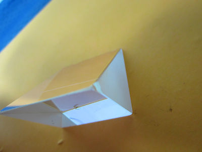 OPTICAL PRISM LASER OPTICS BIN#19V-28 some chips