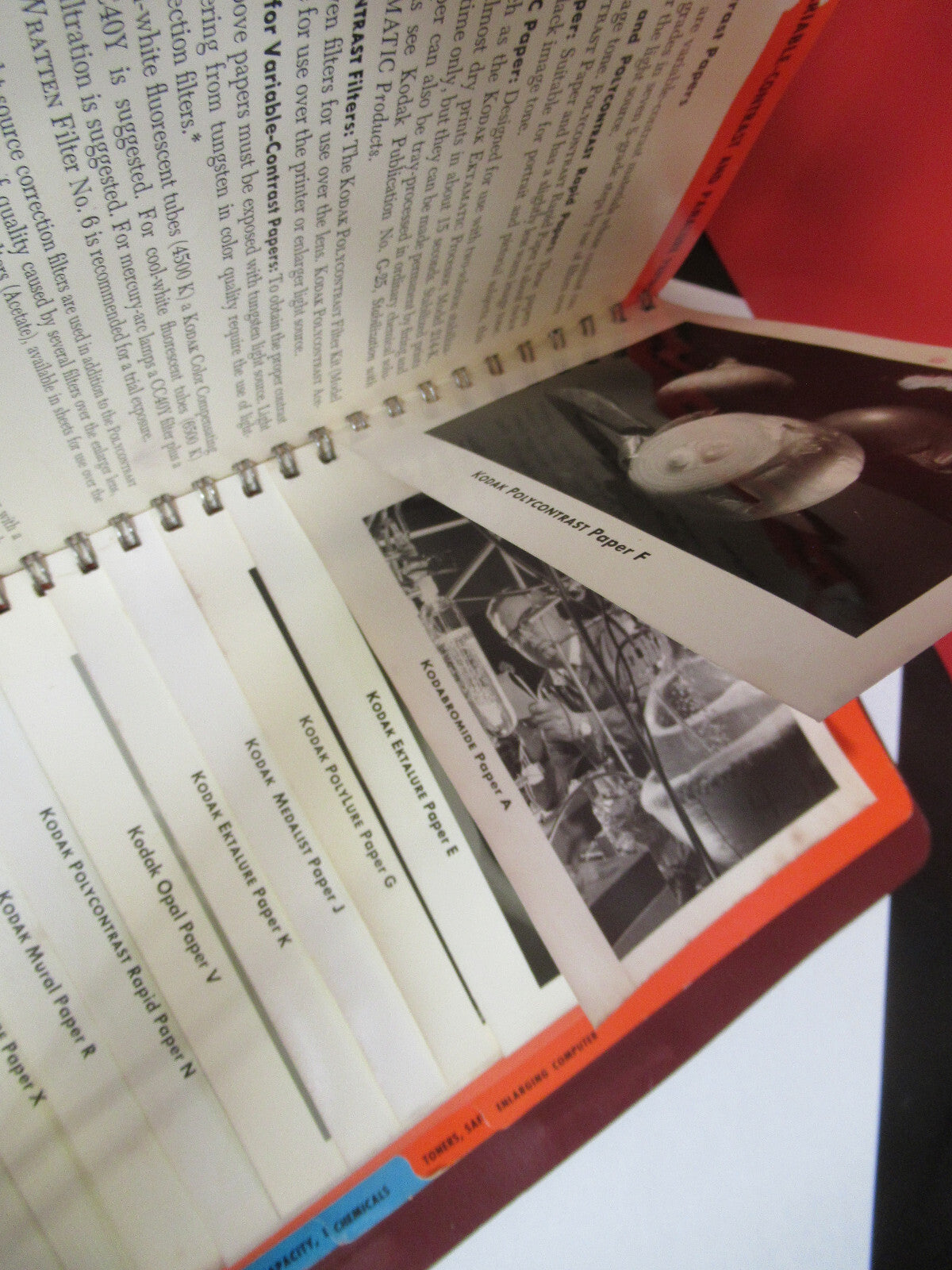 KODAK MASTER DARKROOM DATAGUIDE BOOKLET circa 1970 AS PICTURED S6-A-63