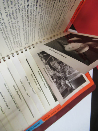 KODAK MASTER DARKROOM DATAGUIDE BOOKLET circa 1970 AS PICTURED S6-A-63